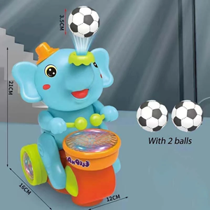 اسباب بازی فیل موزیکال و طبل زن Elephant Musican_اسباب بازی نوزادی